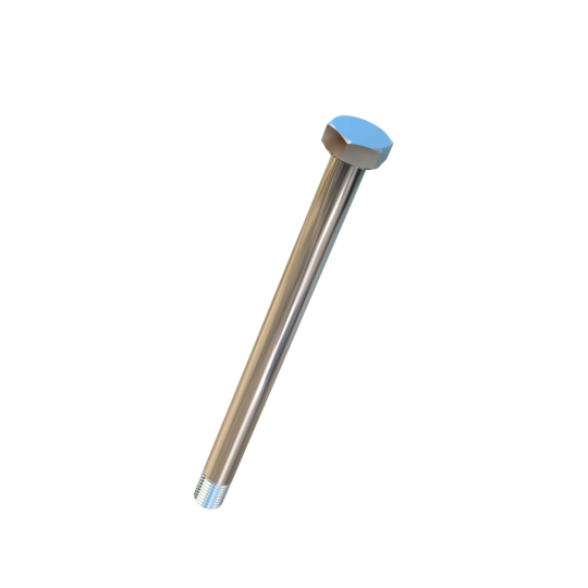 Titanium 5/16-24 X 4.225 UNF Allied Titanium Hex Head Bolt (No Dimple) with 0.375 inch of threads
